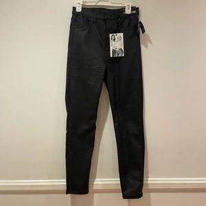 Kendall + Kylie Women’s coated skinny jeans